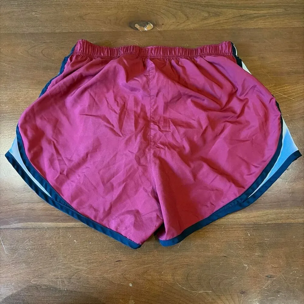 Nike Women's Red and Burgundy Shorts